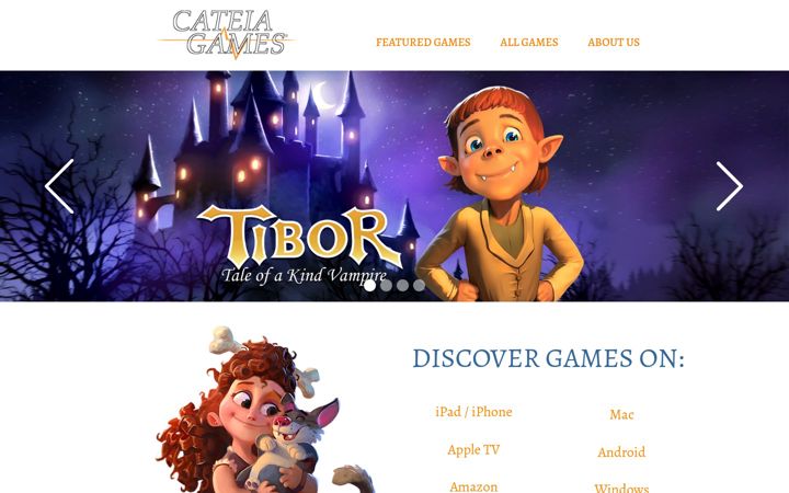 Screenshot of cateia.com