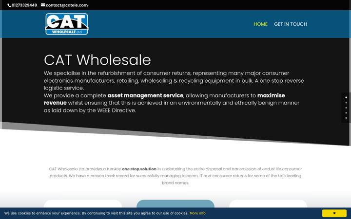 Screenshot of catele.com
