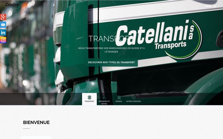 Screenshot of catellani.ch