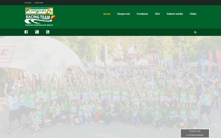 Screenshot of catenaracingteam.ro