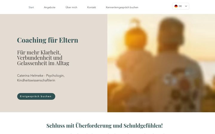 Screenshot of caterinahelmeke.de