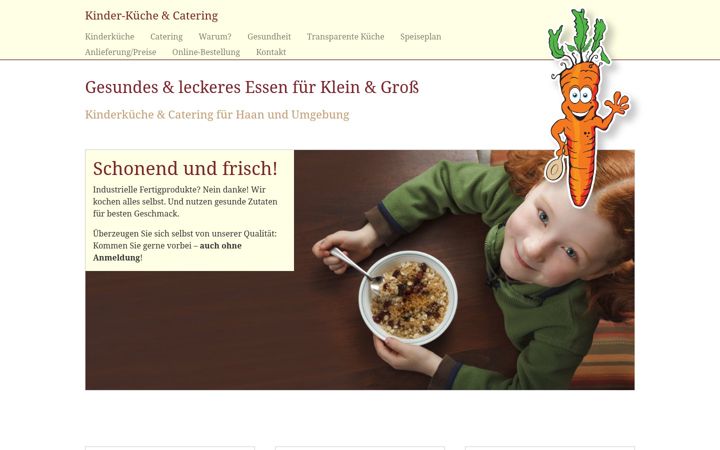 Screenshot of catering-haan.de