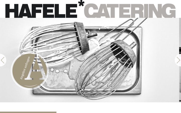Screenshot of catering-hafele.com