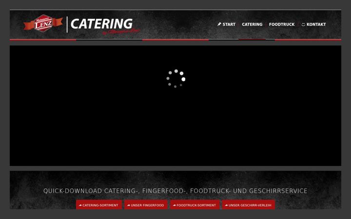 Screenshot of catering-lenz.com
