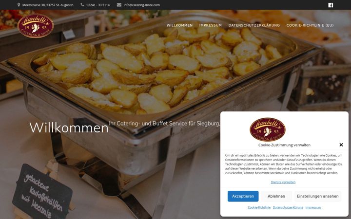 Screenshot of catering-more.com