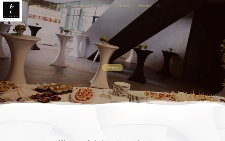 Screenshot of catering-ulm.de