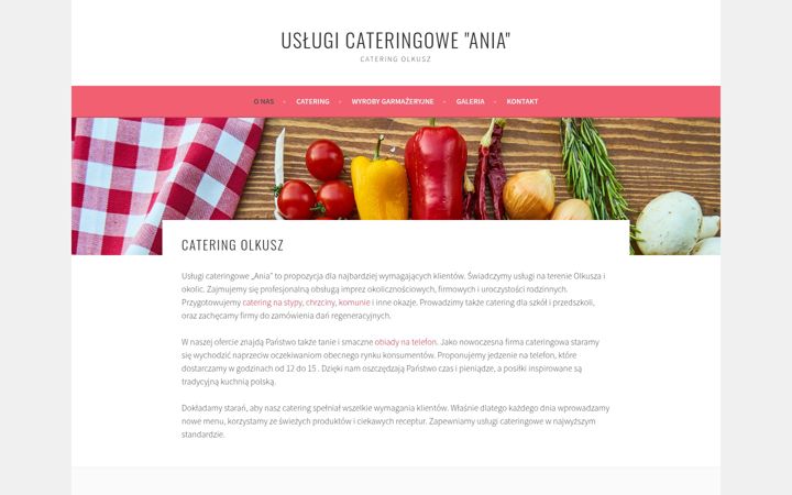 Screenshot of catering.olkusz.pl