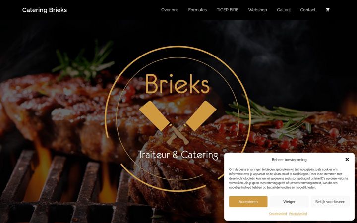 Screenshot of cateringbrieks.be
