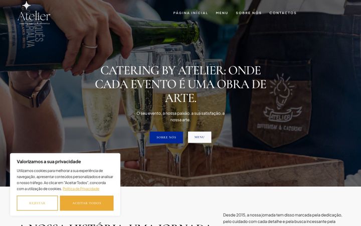 Screenshot of cateringbyatelier.pt