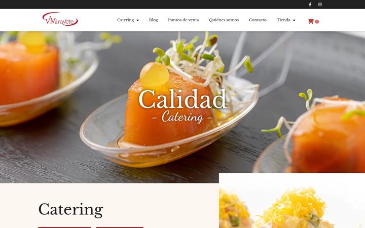 Screenshot of cateringcastellon.es