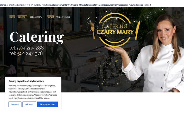 Screenshot of cateringczarymary.pl