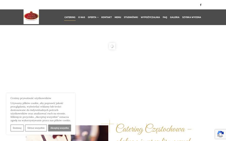 Screenshot of cateringczestochowa.pl
