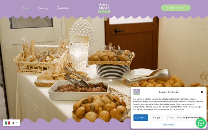 Screenshot of cateringdolciesapori.it