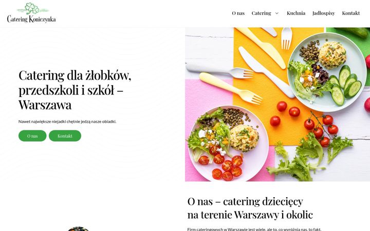 Ekrano kopija cateringkoniczynka.pl