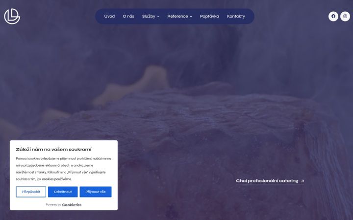 Screenshot of cateringld.cz