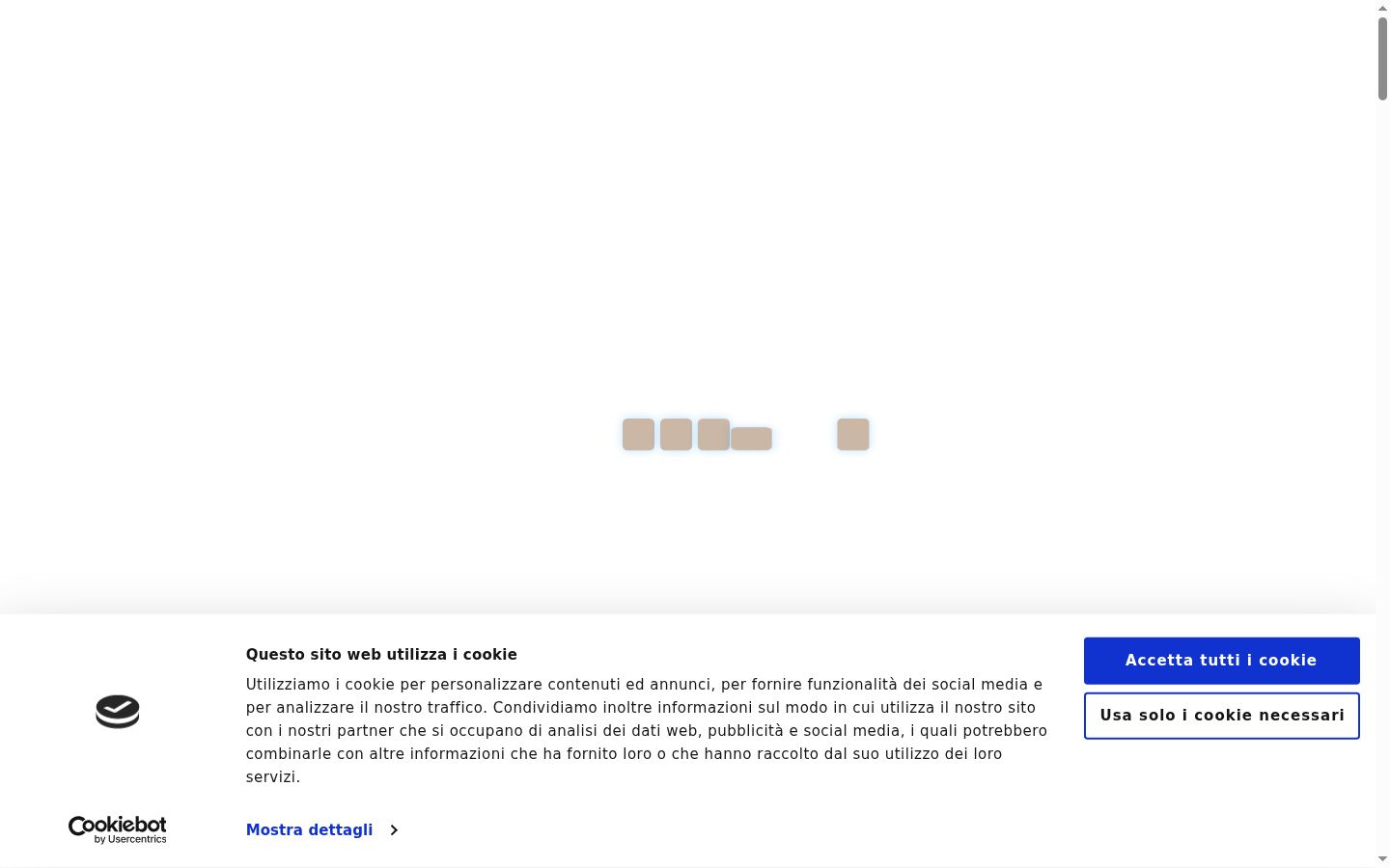 Screenshot des Einwilligungsbanners vor jeglicher Interaktion