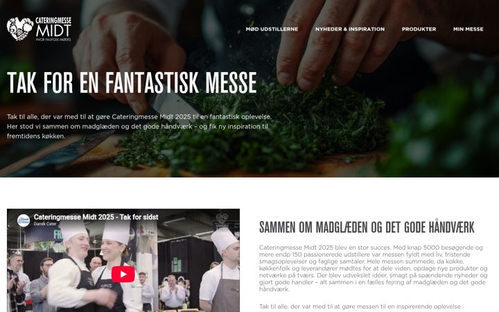 Screenshot of cateringmessemidt.dk
