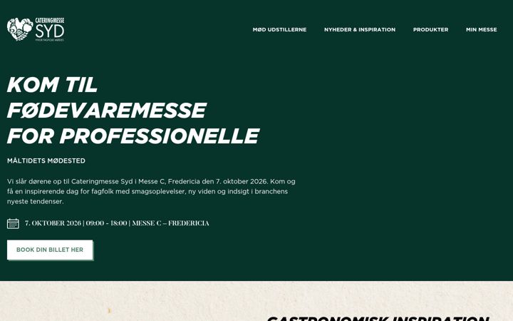 Screenshot of cateringmessesyd.dk