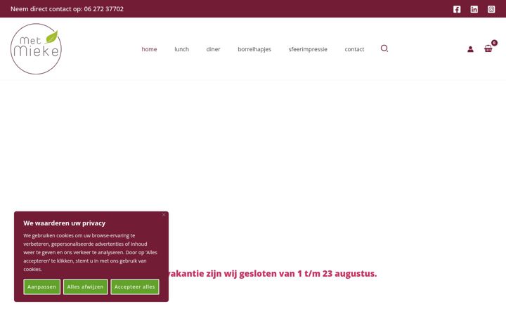 Screenshot of cateringmetmieke.nl