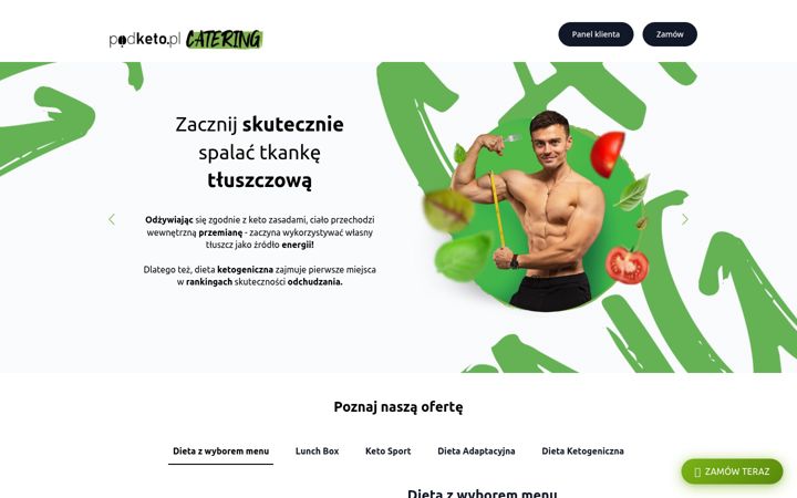 Zrzut ekranu cateringpodketo.pl