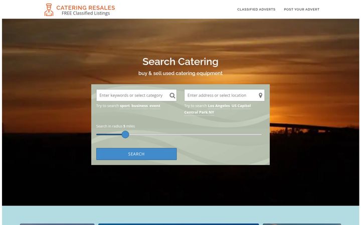 Screenshot of cateringresales.co.uk