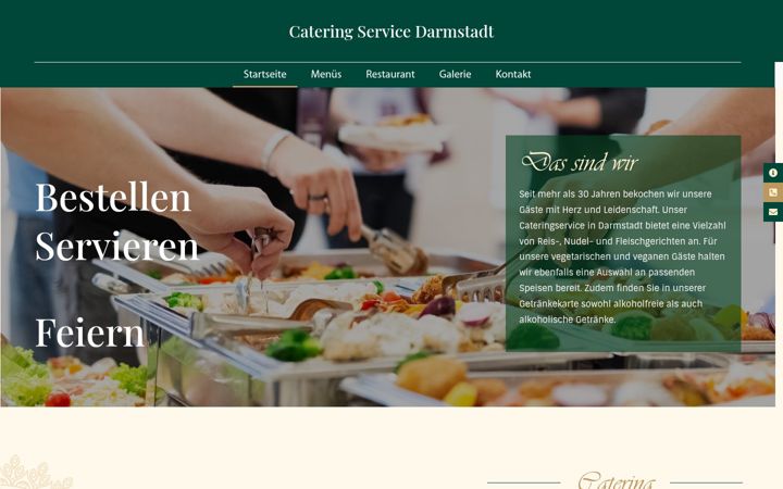 Captură de ecran a cateringservice-darmstadt.de