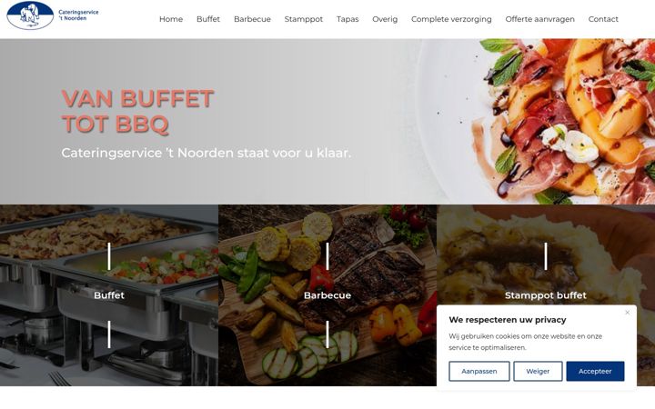 Ekrano kopija cateringservice-hetnoorden.nl
