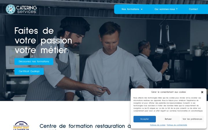 Screenshot of cateringservices.fr