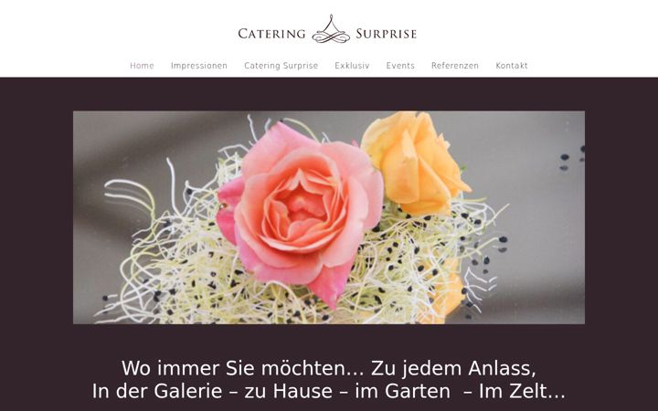 Screenshot of cateringsurprise.ch