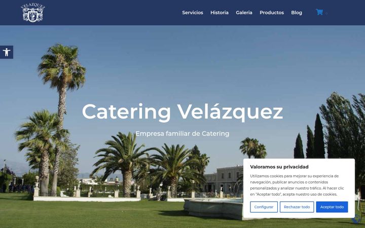 Screenshot of cateringvelazquezshop.es