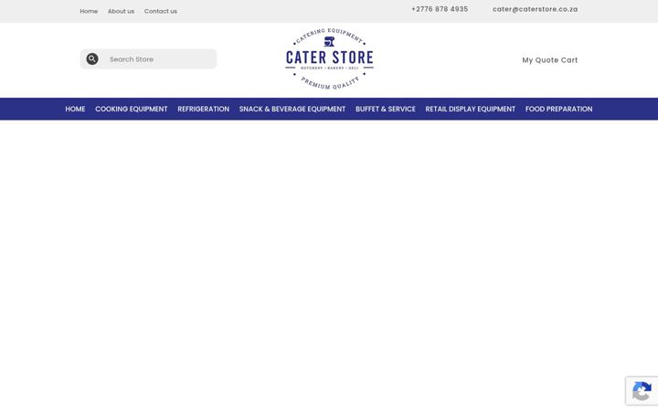 Screenshot von caterstore.co.za