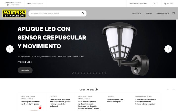 Snímek obrazovky cateura.es