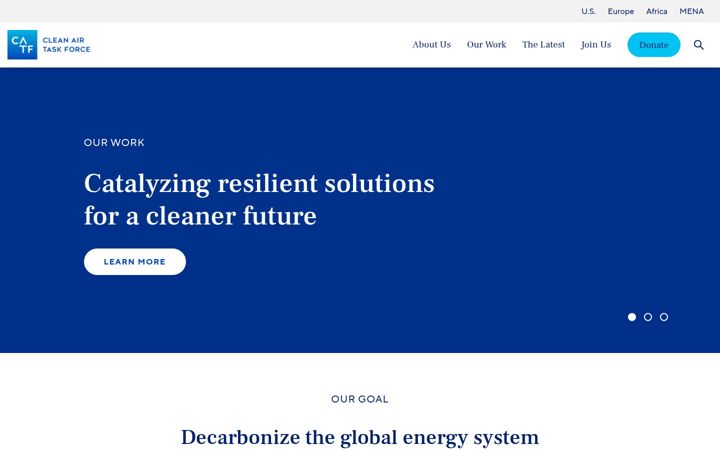 Screenshot of catf.us