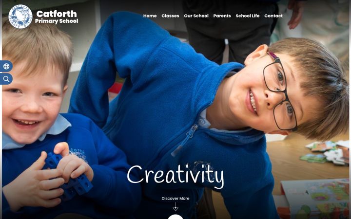 Screenshot of catforthprimary.co.uk