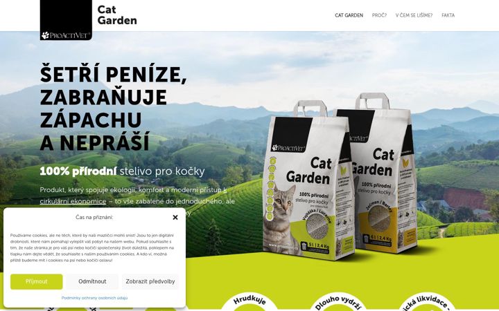 Screenshot of catgarden.eu