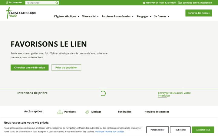 Screenshot of cath-vd.ch