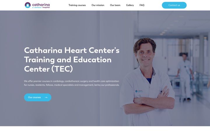 Screenshot of catharinatec.com