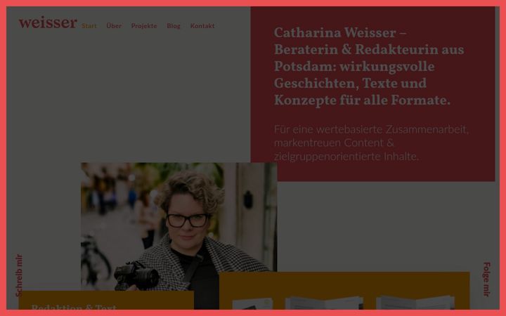 Screenshot di catharinaweisser.de