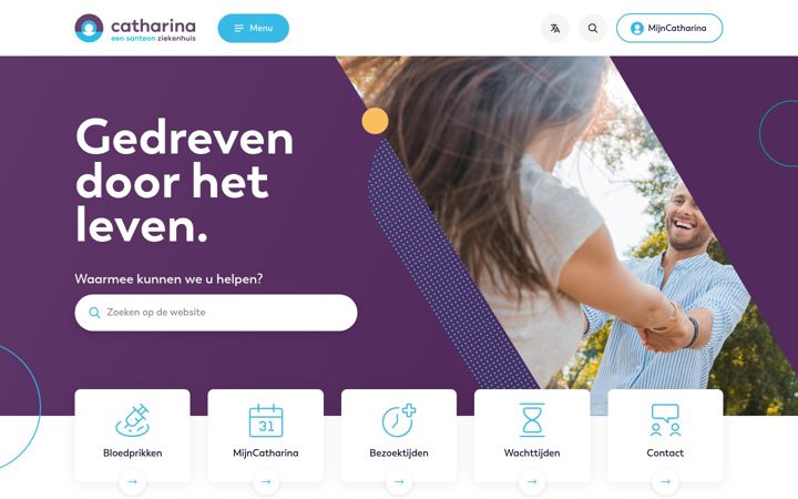 Zrzut ekranu catharinaziekenhuis.nl