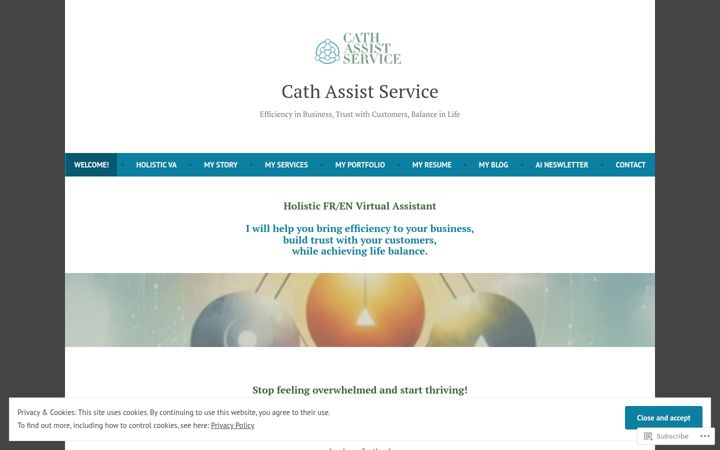 Screenshot of cathassistservice.com