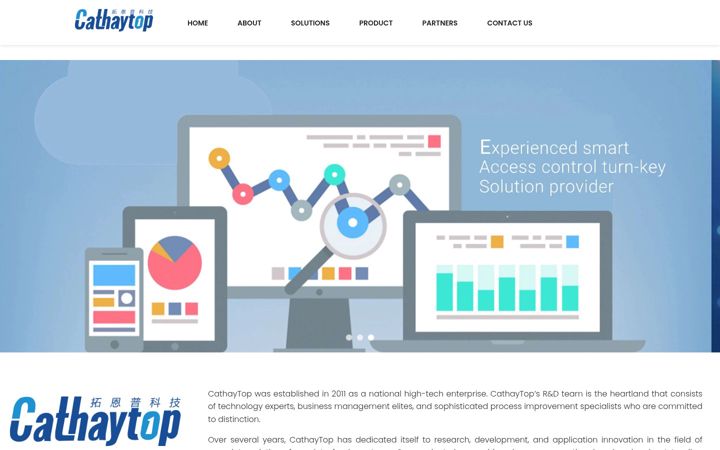 Screenshot of cathaytop.com