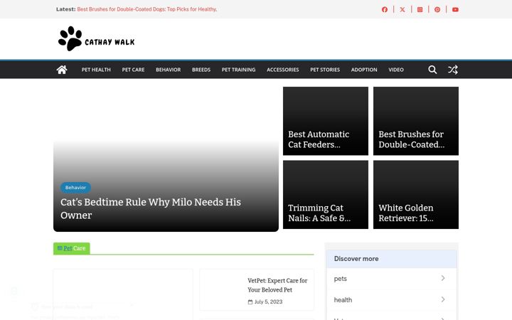 Screenshot of cathaywalk.com