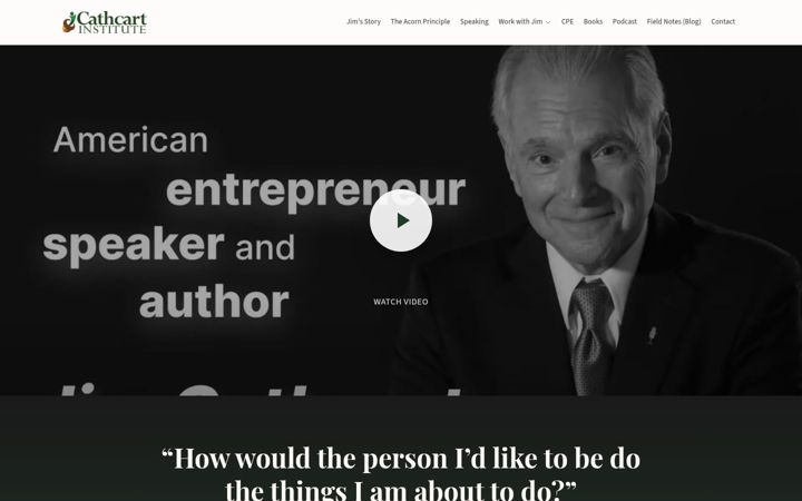 Screenshot of cathcart.com