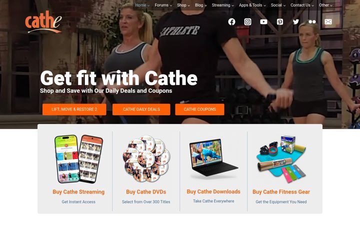 Екранна снимка на cathe.com
