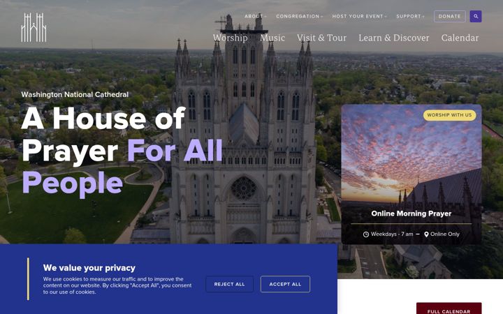 Screenshot of cathedral.org