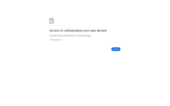 Screenshot of cathedraleye.com