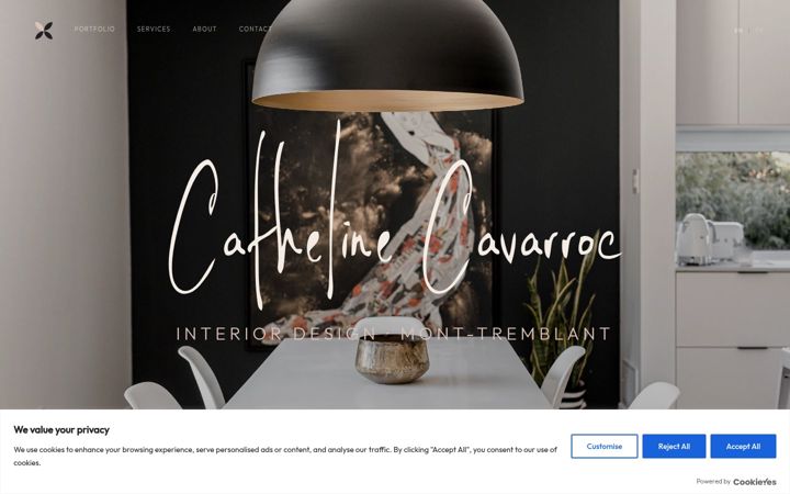 Screenshot of cathelinecavarroc.com