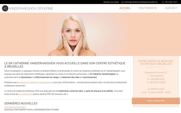 Screenshot of catherine-esthetique-bruxelles.be