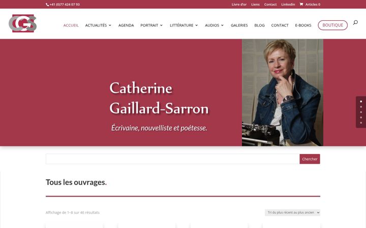 Screenshot of catherine-gaillardsarron.ch