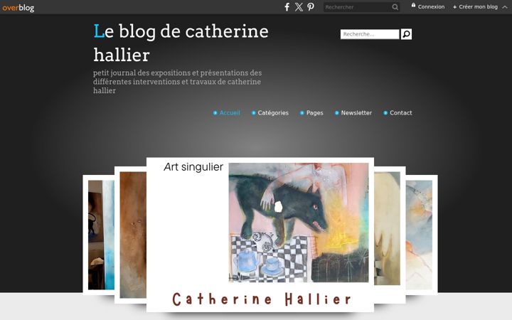 Screenshot of catherine-hallier.com